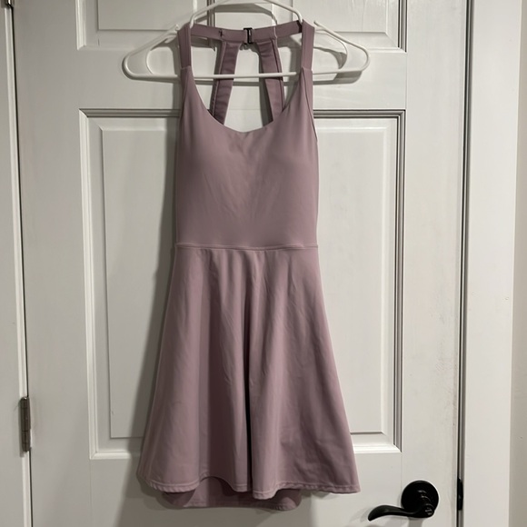Halara Backless Twisted Active Dress in Pink Purple Color Size XS - Picture 4 of 10